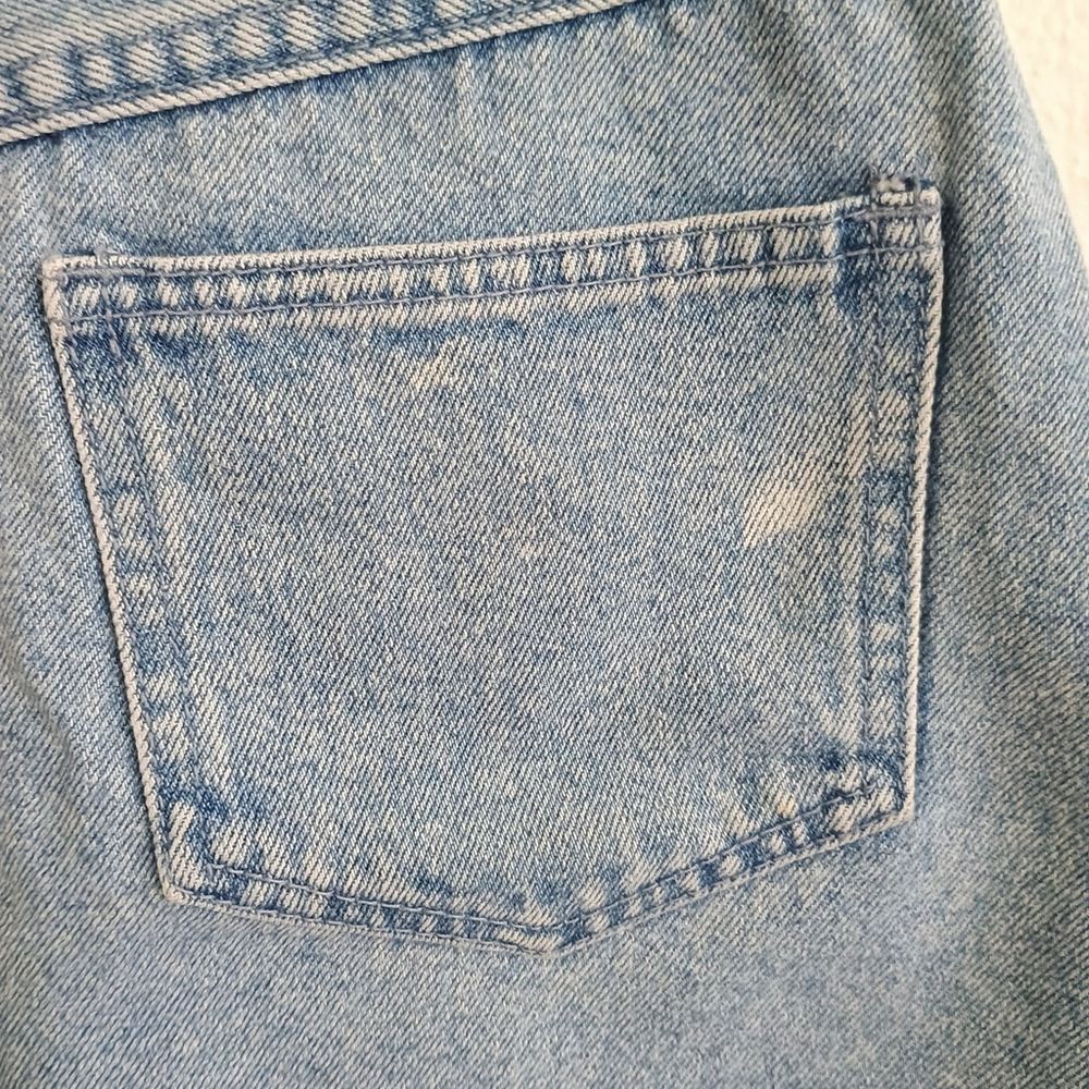 Vintage Y2K 90s LA Blues Denim Mini Skirt Button Up Womans 10 - Picture 5 of 6